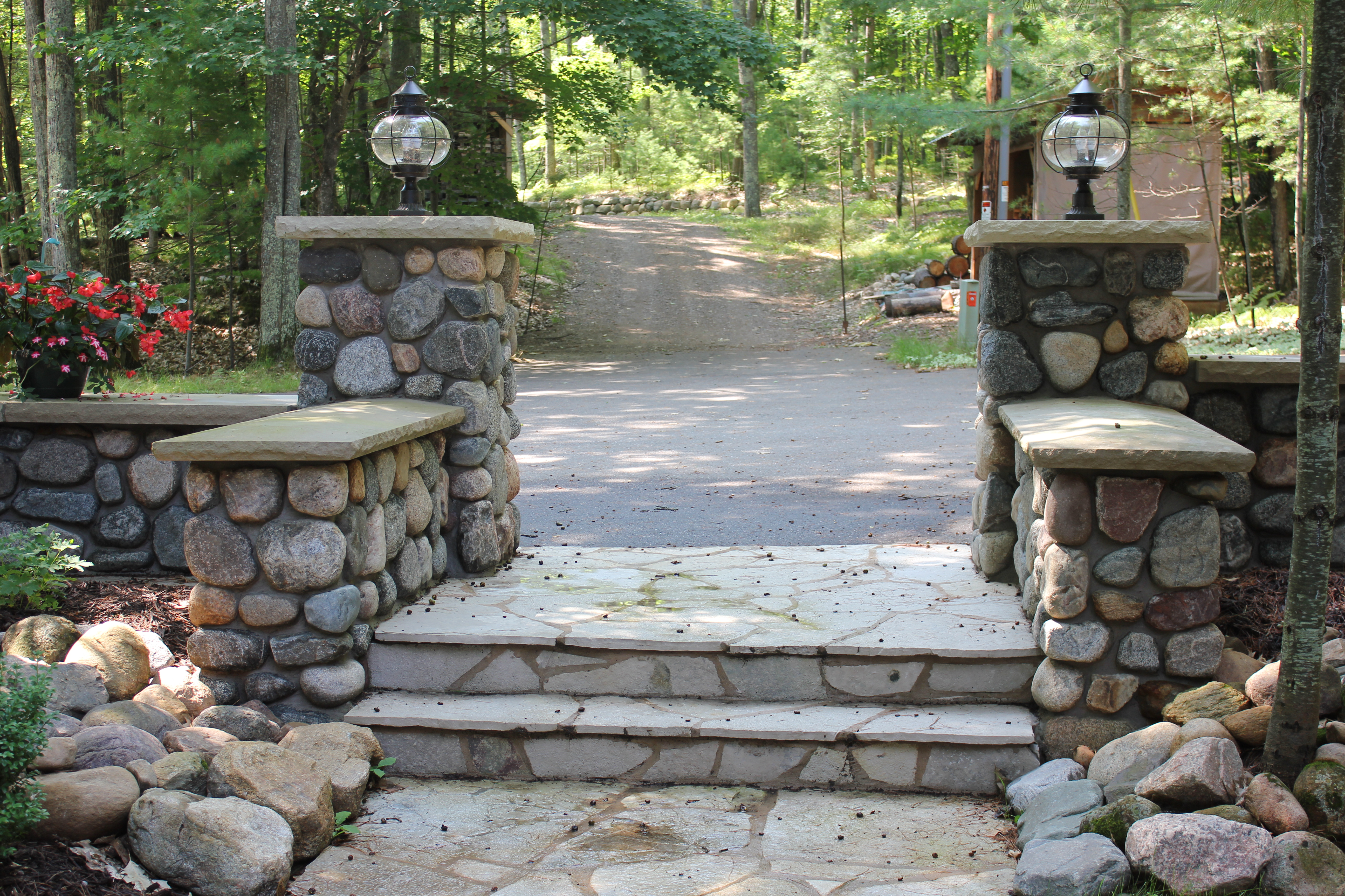 Cut stone samples