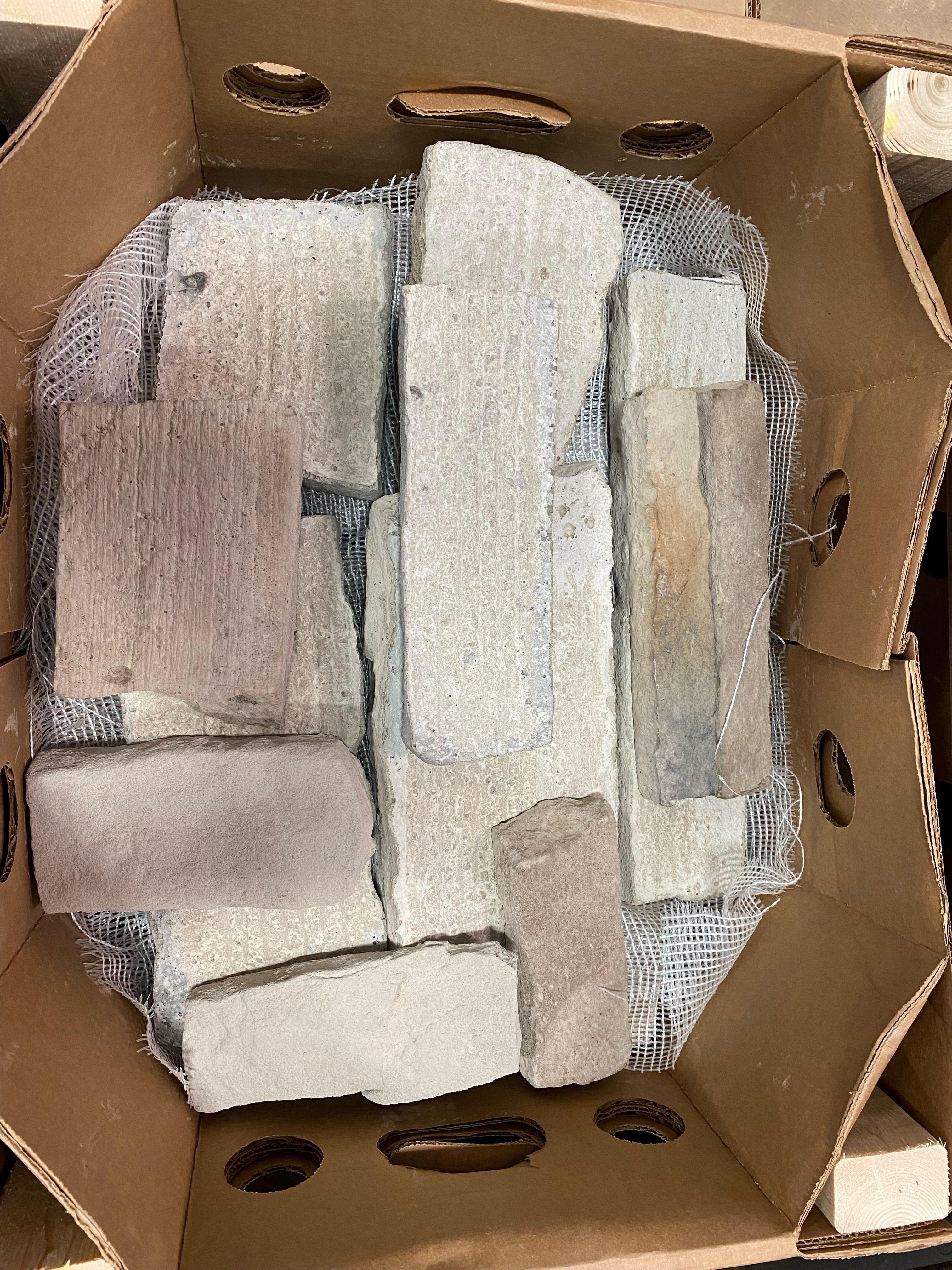 Cut stone samples